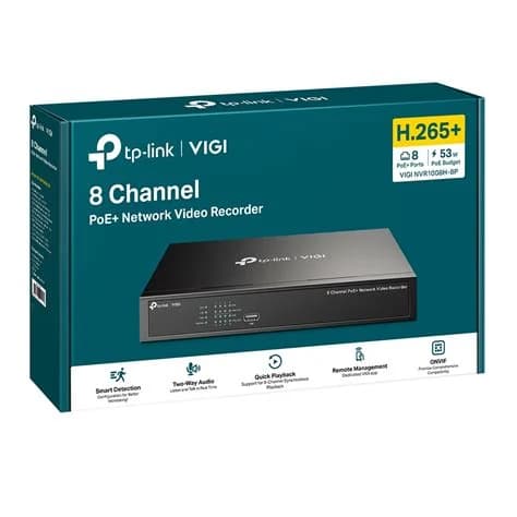 TP-LINK NVR1008H-8MP VIGI NVR1008H-8MP NVR POE 8 CANALES