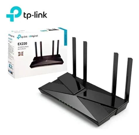 TP-LINK EX222 ROUTER DE ALTA POTENCIA AX1800 GIGABIT WIFI 6 ROMPEMURO VLAN SUPPORT MESH+ OFDMA & MU-MIMO DUAL BAND