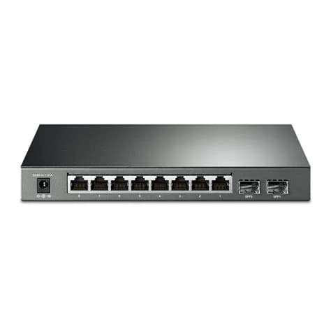 TP-LINK TL-SG2210P SWITCH INTELIGENTE GIGABIT DE 10 PUERTOS JETSTREAM CON 8 PUERTOS POE+ 61W + 2 PUERTOS SFP