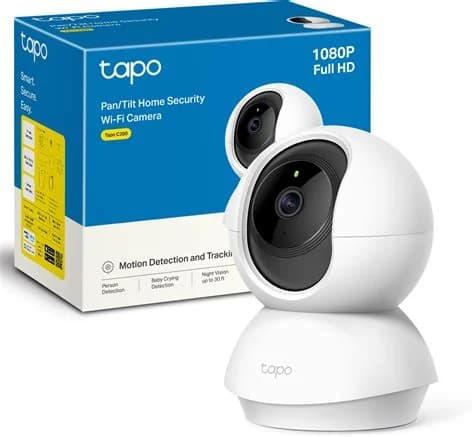 TP-LINK TAPO-C210 CAMARA WI-FI VIGILANCIA 360º VISION NOCTURNA SONIDO BIDIRECCIONAL ALMACENAMIENTO INTERNO MIC SD