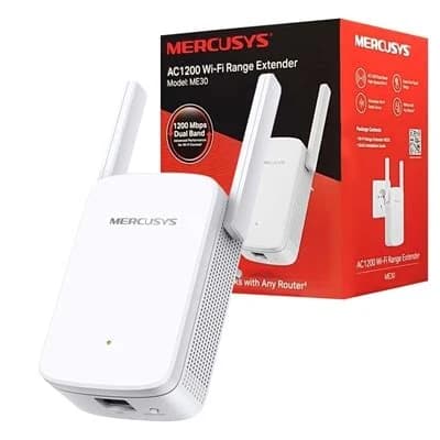MERCUSYS ME30 EXTENSOR DE RED DOBLE BANDA WI-FI AC1200