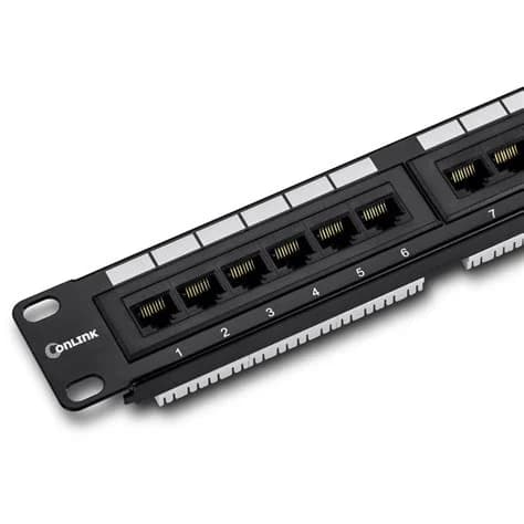 ONLINK PN-UTP5E24 PATCH PANEL 24 PUERTOS 19" 1U CATEGORIA 5E