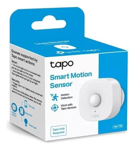 TP-LINK TAPO-T100 SENSOR DE MOVIMIENTO INTELIGENTE TP-LINK CON ANGULO DE 120 GRADOS