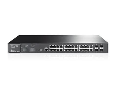 TP-LINK POE TL-SG3428MP SWITCH POE GESTIONABLE GIGABIT L2 JETSTREAM DE 24 PUERTOS CON 4 RANURAS SFP