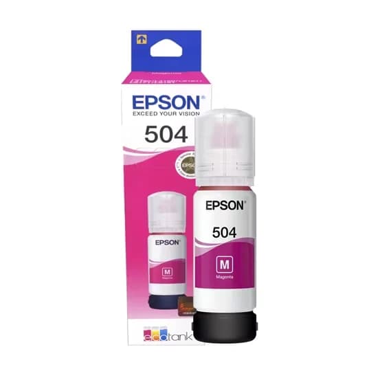 EPSON EPS-T504320-AL BOTELLA DE TINTA MAGENTA EPSON 504 L4150 / L4160 / L6161 / L6171 / L6191 DE 70ML