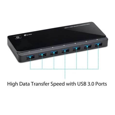 TP-LINK UH720 HUB 7 PUERTOS USB 3.0 Y CON 2 PUERTOS DE CARGA 2.4A