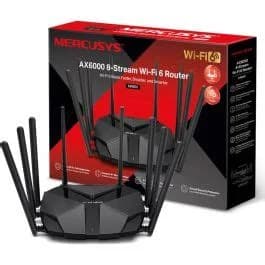 MERCUSYS MR90X ROUTER DE ALTA POTENCIA DUAL BAND AX6000 WIFI 6 CON 8 ANTENAS