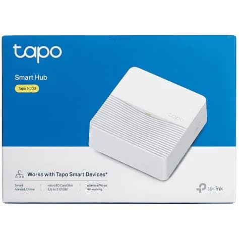 TP-LINK TAPO-H200 HUB INTELIGENTE CON ALARMA + TIMBRE TP-LINK HASTA 64 + 4 DISPOSITIVOS ALMACENAMIENTO LOCAL MICRO SD