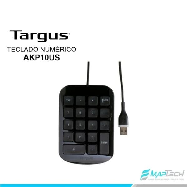 TARGUS AKP10US TECLADO NUMERICO CON PUERTO USB