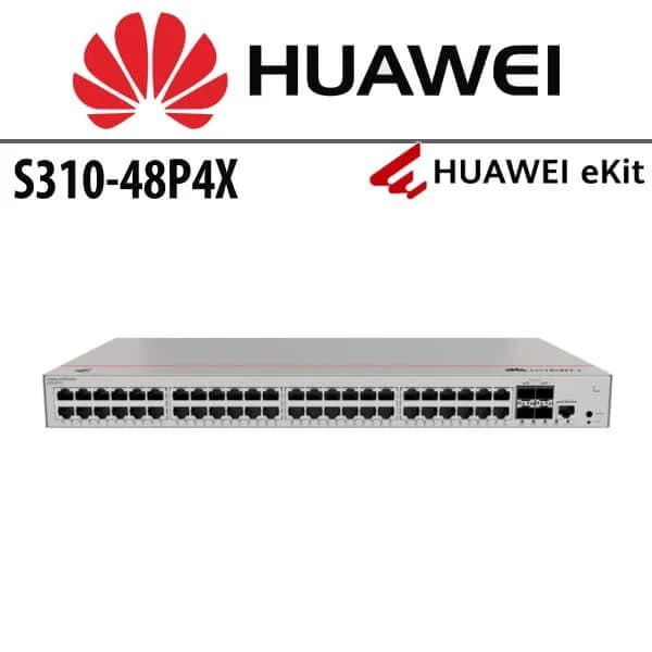 SWITCH HUAWEI S310S-10PN4JX (8*10/100/1000BASE-T PORTS (6*PoE+), 2*10/100/1000/2.5G BASE-T PORTS (PoE+), 2*10GE SFP+ PORTS, 2*2.5GE SFP PORTS, 128 W PoE, ALIMENTACION AC INCORPORADA