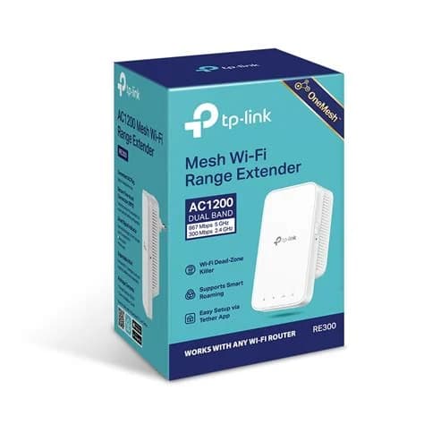 TP-LINK RE300 EXTENSOR DE COBERTURA WI-FI AC1200