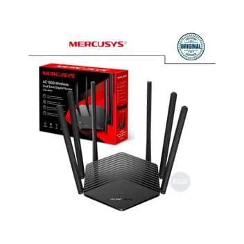MERCUSYS MR50G ROUTER DE ALTA POTENCIA DUAL BAND AC1900 CON 6 ANTENAS DE 5dBi 3 PUERTOS ETHERNET 10/100/1000
