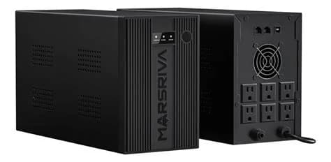 MARSRIVA MR-UF2000 UPS INTERACTIVO DE LINEA INTELIGENTE 2000VA/ 1200W 12V/9AH*2