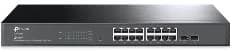 TP-LINK TL-SG2218 SWITCH DE 16 PUERTOS GIGABIT SMART CON 16 PUERTOS 10/100/100 + 2 PUERTOS SFP