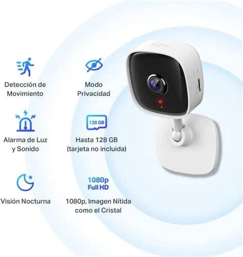 TP-LINK TAPO-C100 CAMARA DE VIGILANCIA WIFI PARA INTERIORES