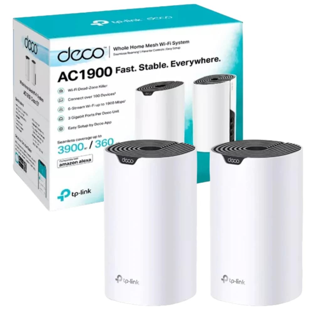 TP-LINK DECO-S7-2P DECO AC 1900 WHOLE HOME MESH WIFI SYSTEM DUAL BAND (2 UNIDADES)