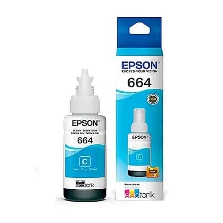 EPSON EPS-T664220-AL BOTELLA DE TINTA CYAN PARA IMPRESORAS EPSON L120