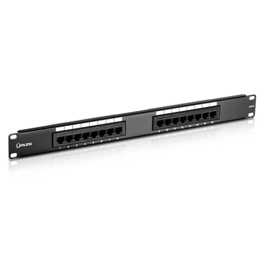 ONLINK PN-UTP612-19 PATCH PANEL 12 PUERTOS 19" 1U CATEGORIA 6