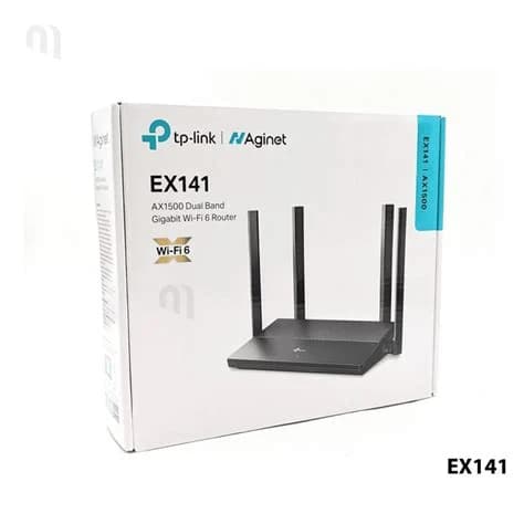 TP-LINK EX141 ROUTER AX1500 WI-FI 6 ROUTER GIGABIT ETHERNET