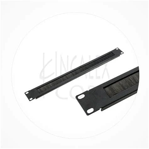 ONLINK PC1U PANEL ORGANIZADOR PASACABLES CON CEPILLO HORIZONTAL 1U 19" METALICO CON TORNILLOS Y TUERCAS