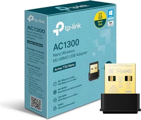 TP-LINK ARCHER-T3U-NANO ADAPTADOR USB AC1300 NANO WIRELESS MU-MIMO